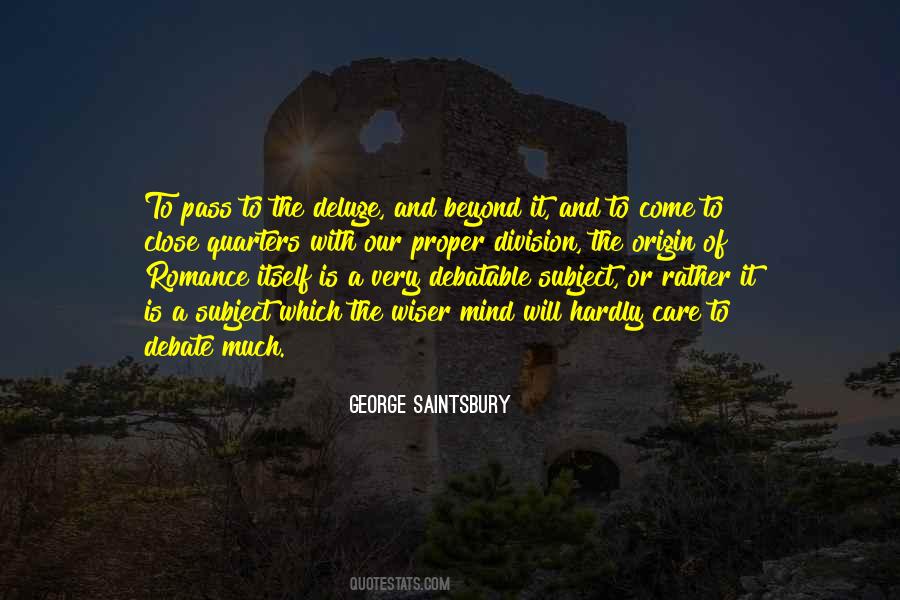 George Saintsbury Quotes #850273