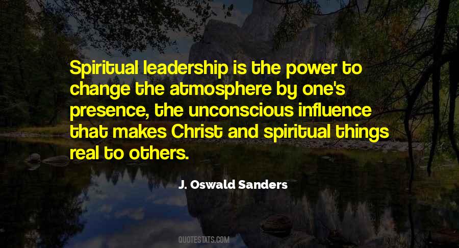 Quotes About Spiritual Leadership #639039