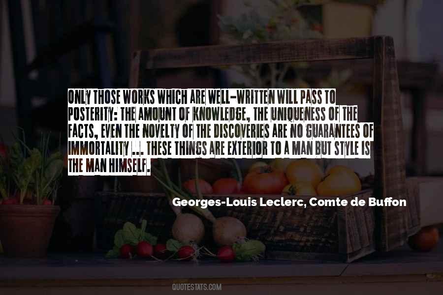 Georges-louis Leclerc Comte De Buffon Quotes #11902