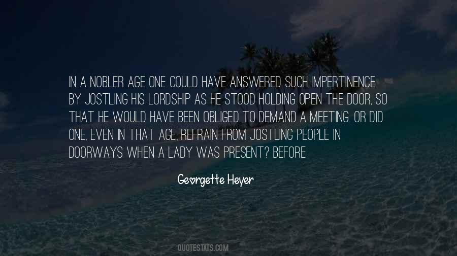 Georgette Heyer Quotes #344025