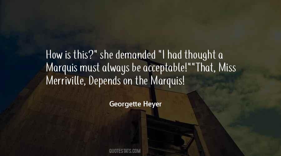 Georgette Heyer Quotes #623899