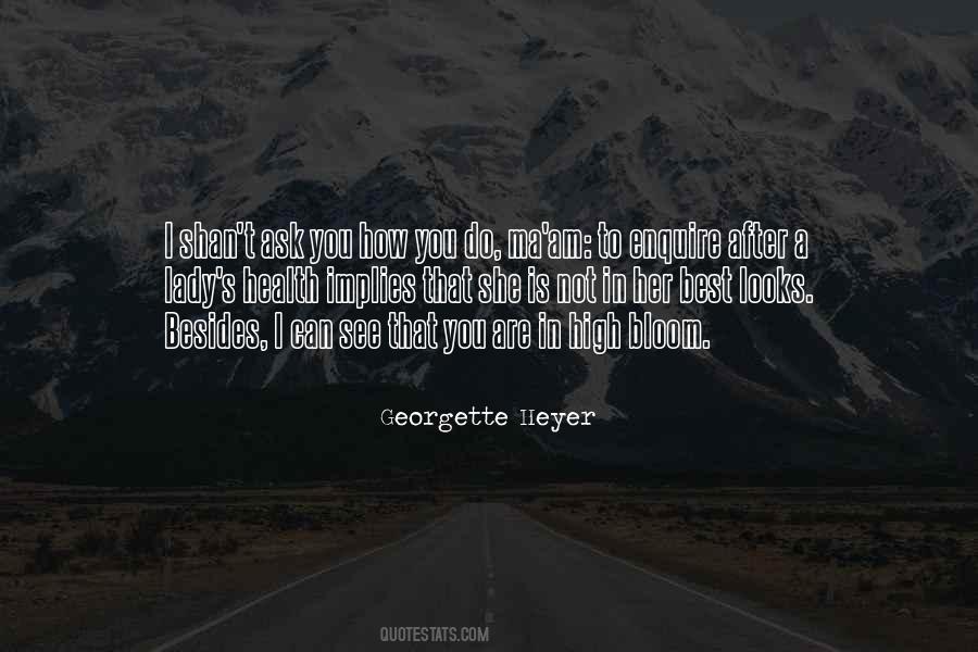 Georgette Heyer Quotes #653705