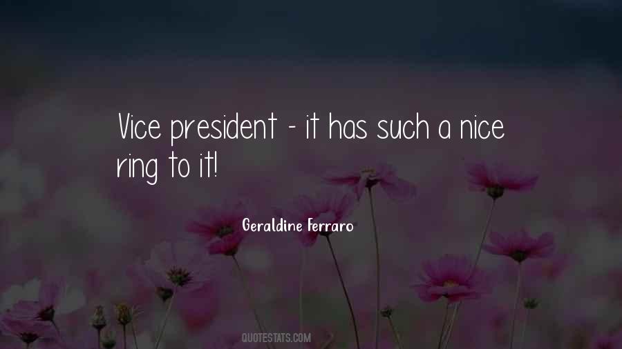 Geraldine Ferraro Quotes #1550382