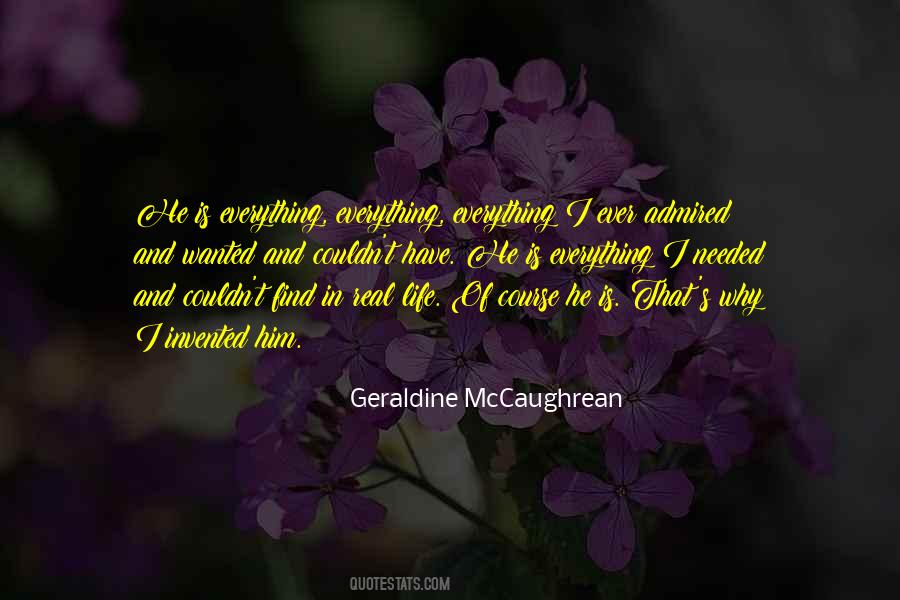 Geraldine Mccaughrean Quotes #1587662