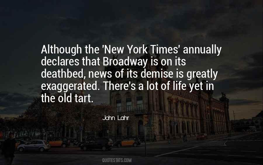 Quotes About Old New York #896148
