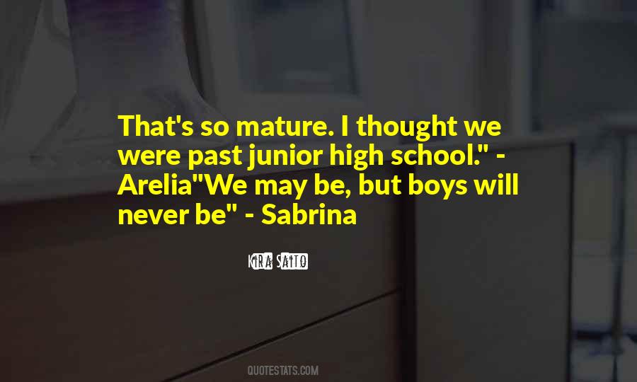 Quotes About Junior High #184924