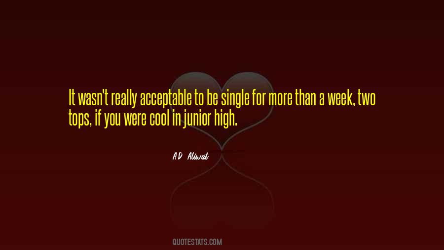 Quotes About Junior High #278172