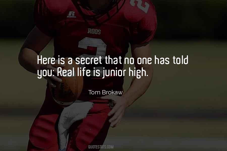 Quotes About Junior High #291213