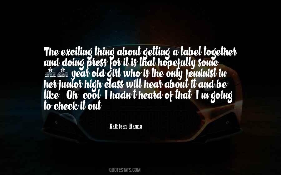 Quotes About Junior High #47251