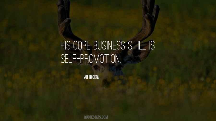 Quotes About Self Promotion #1403344