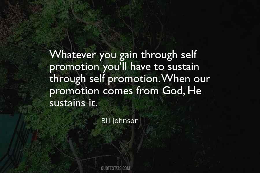 Quotes About Self Promotion #1829704