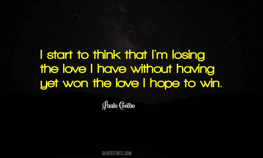 Quotes About Losing Hope #1662809