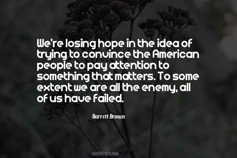 Quotes About Losing Hope #1719616