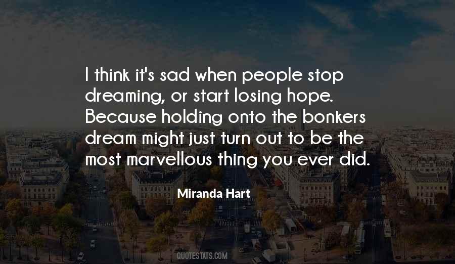 Quotes About Losing Hope #301812