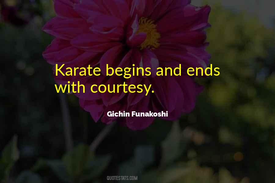 Gichin Funakoshi Quotes #1178244