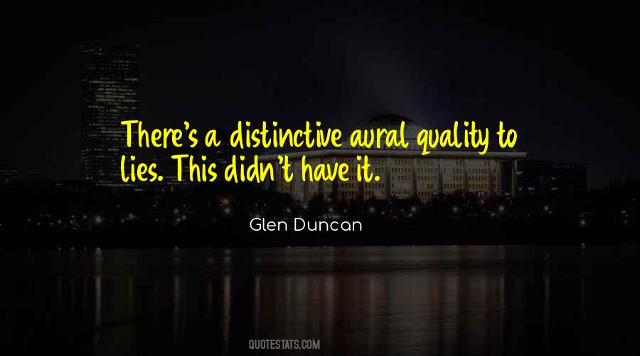 Glen Duncan Quotes #43067