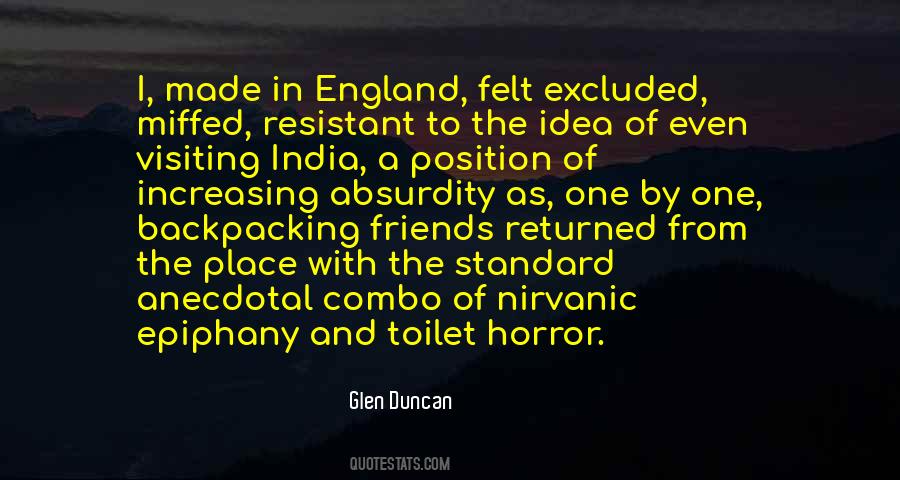 Glen Duncan Quotes #762917