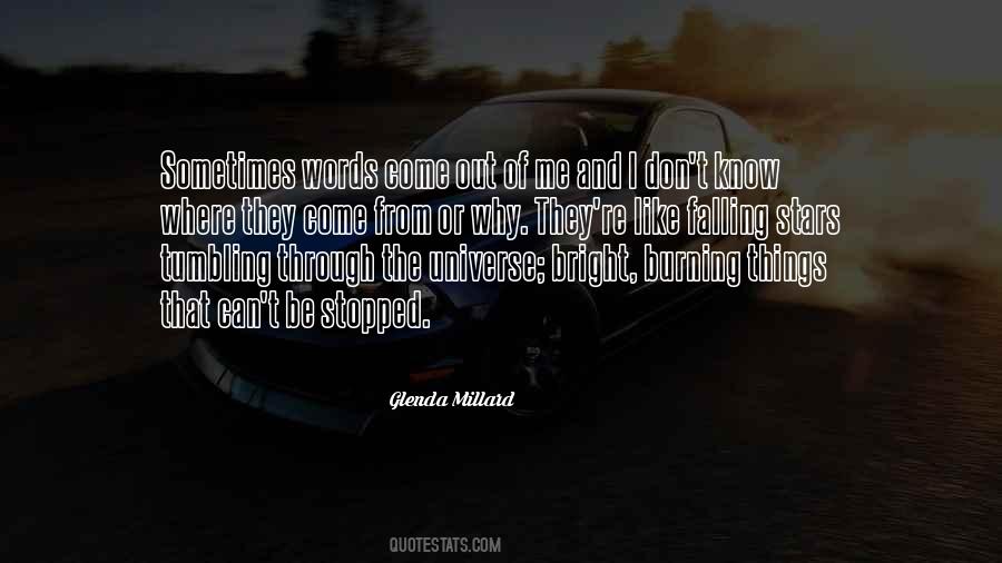 Glenda Millard Quotes #1594940