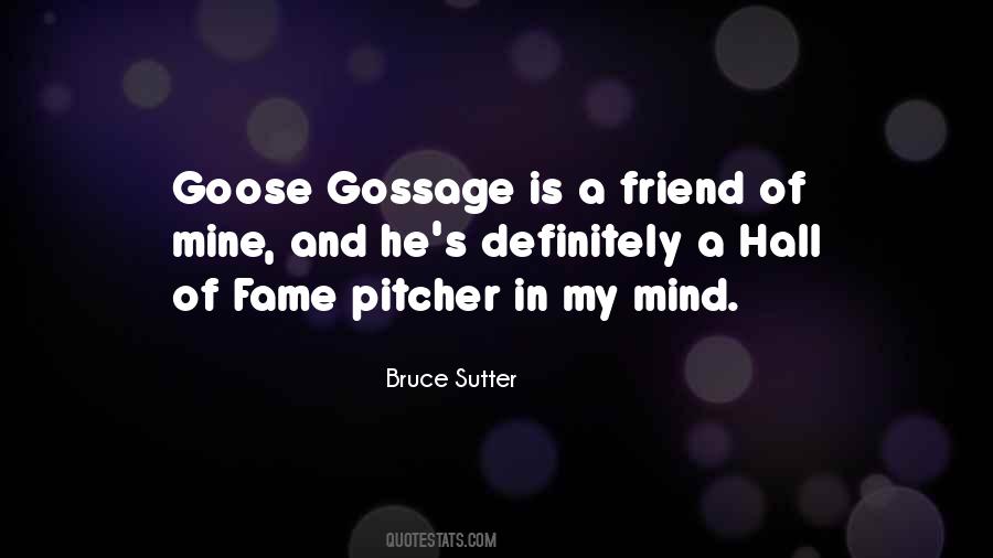 Goose Gossage Quotes #1532023