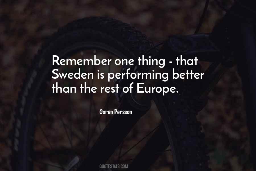 Goran Persson Quotes #1421128