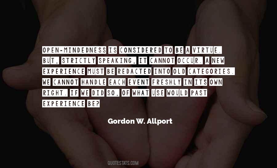 Gordon Allport Quotes #271647