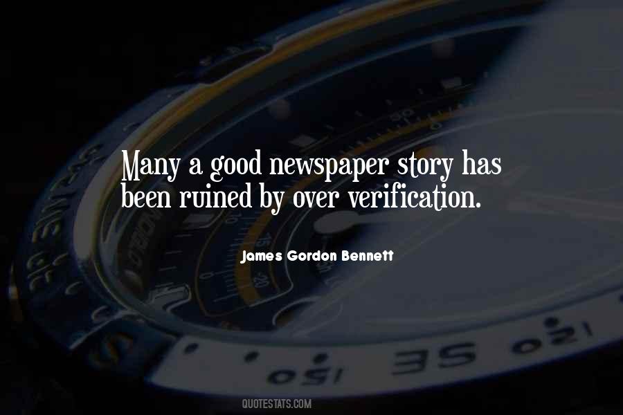 Gordon Bennett Quotes #1055581