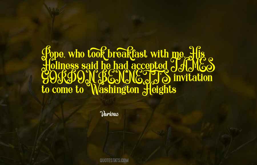 Gordon Bennett Quotes #1082734