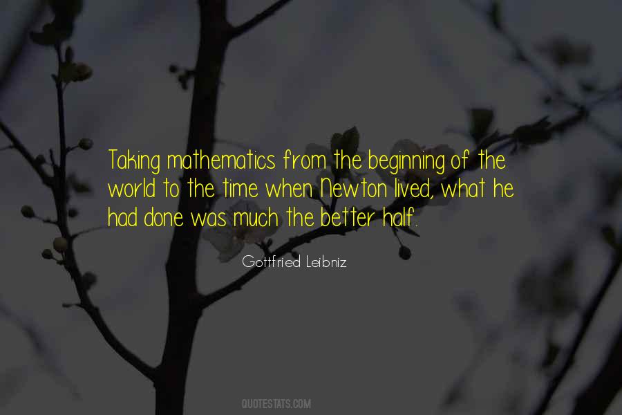 Gottfried Leibniz Quotes #805931