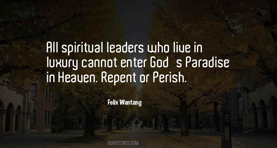 Quotes About Spiritual Leaders #1090227