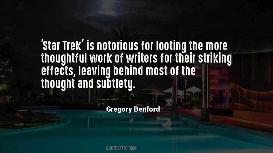 Gregory Benford Quotes #374671