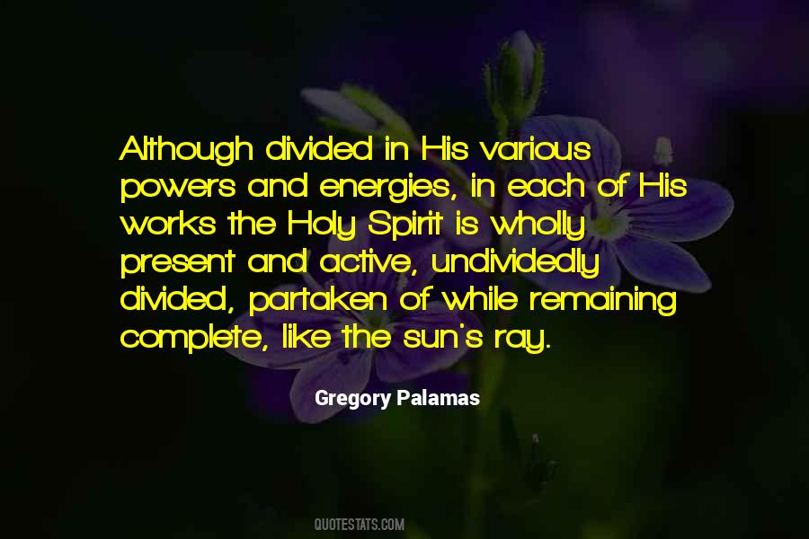 Gregory Palamas Quotes #893567