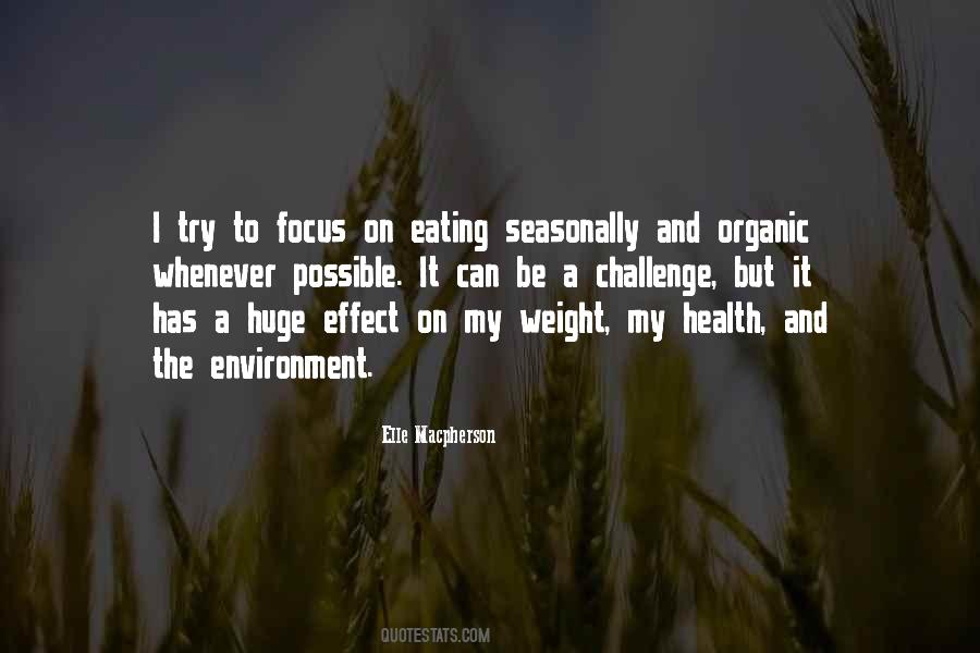 Quotes About Eating Organic #309625
