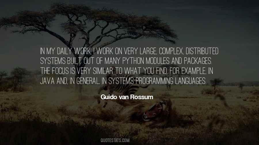 Guido Van Rossum Quotes #1769562