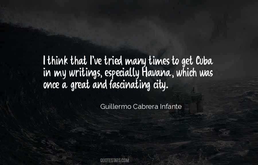 Guillermo Cabrera Infante Quotes #536663