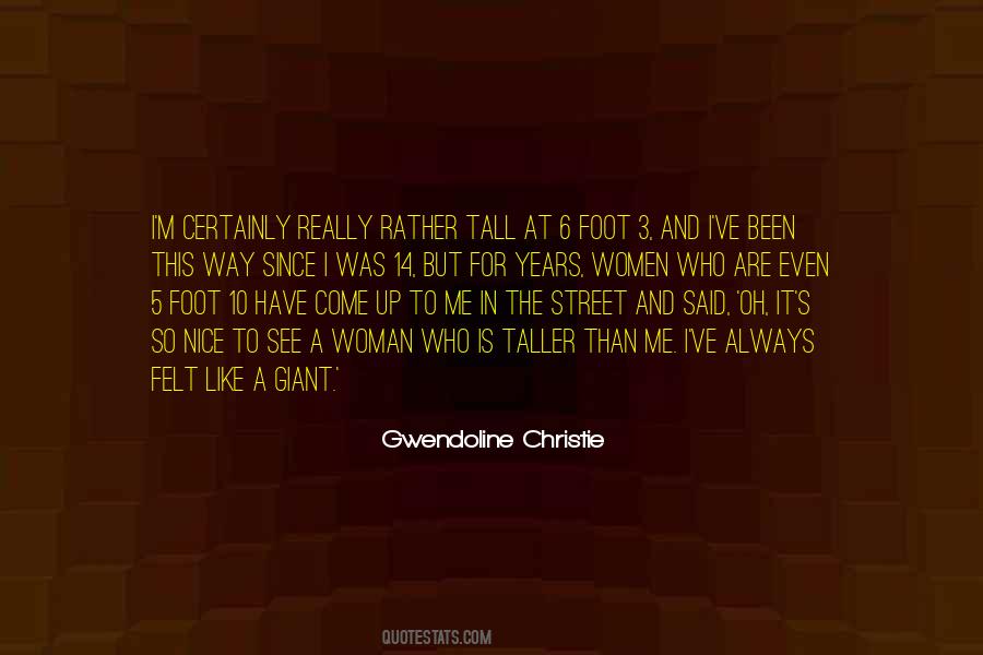 Gwendoline Christie Quotes #65556