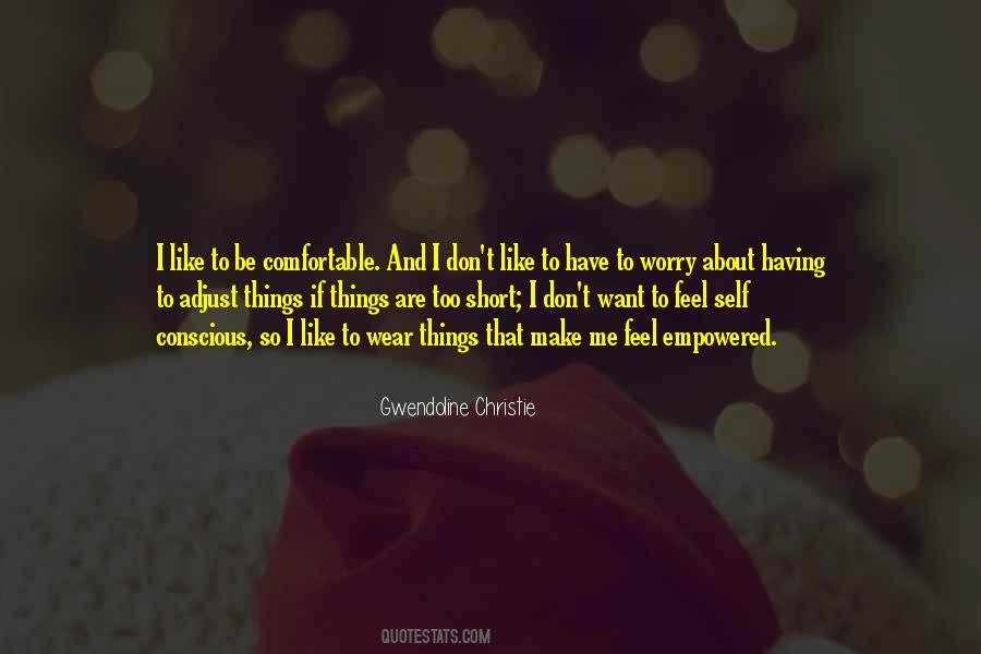 Gwendoline Christie Quotes #804724