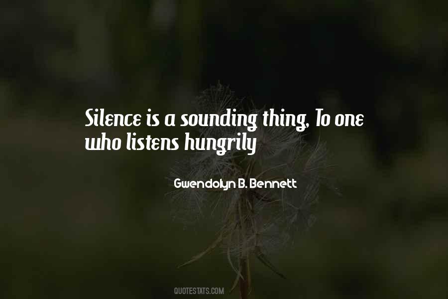 Gwendolyn B. Bennett Quotes #619915