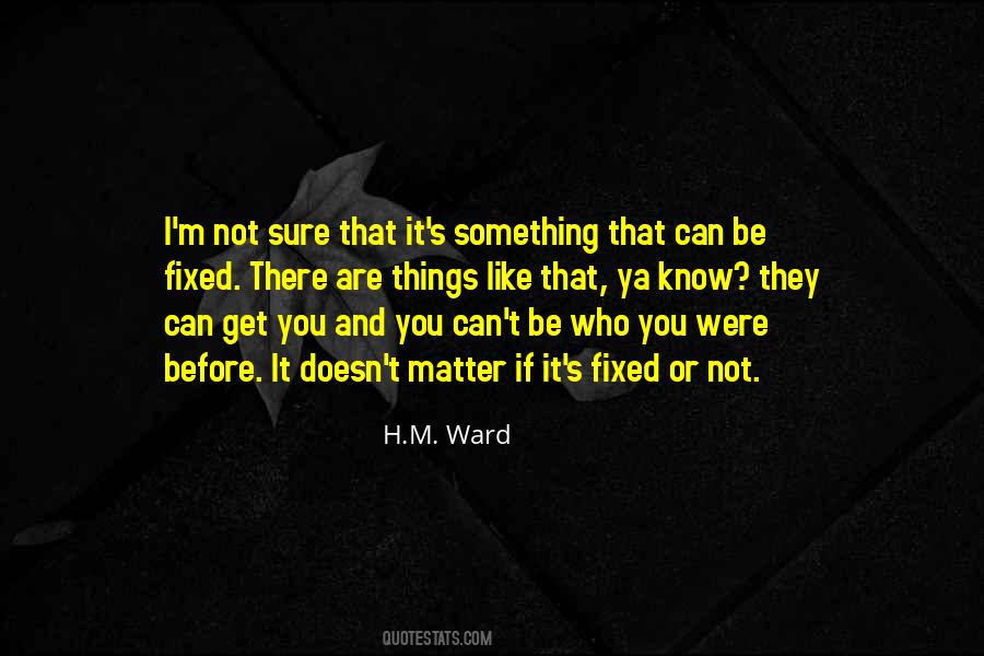 H.m Ward Quotes #329615