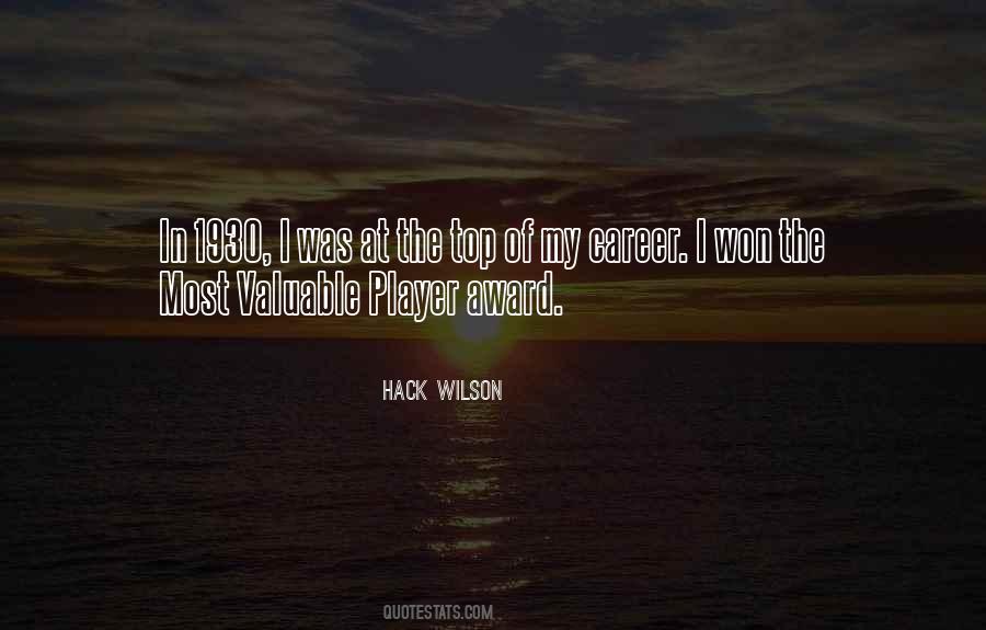 Hack Wilson Quotes #1028255