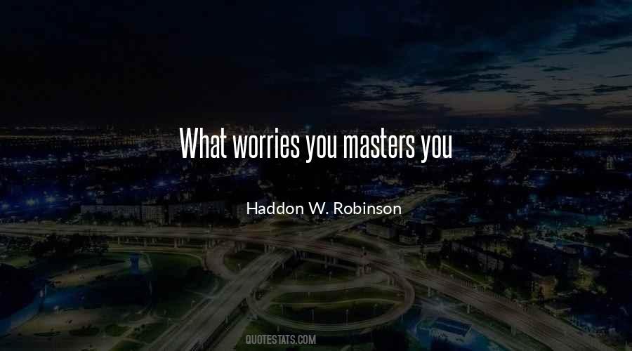 Haddon Robinson Quotes #249259