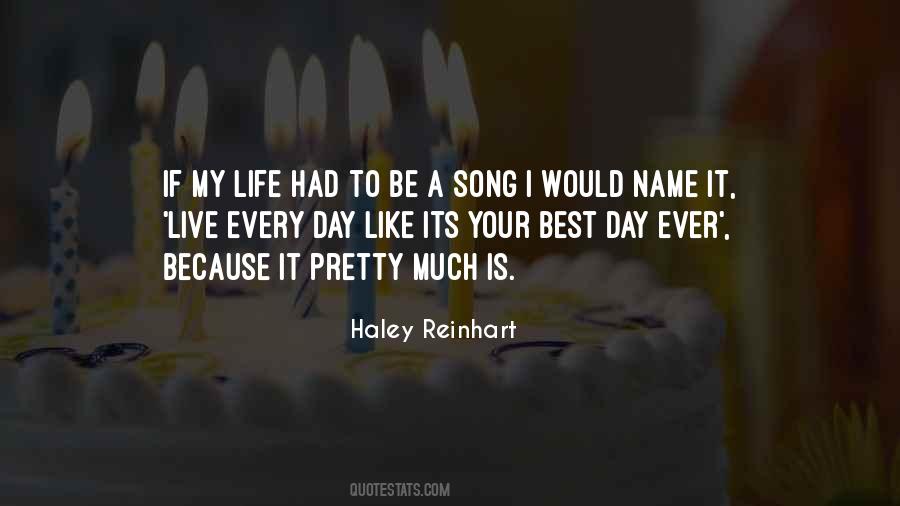 Haley Reinhart Quotes #772492