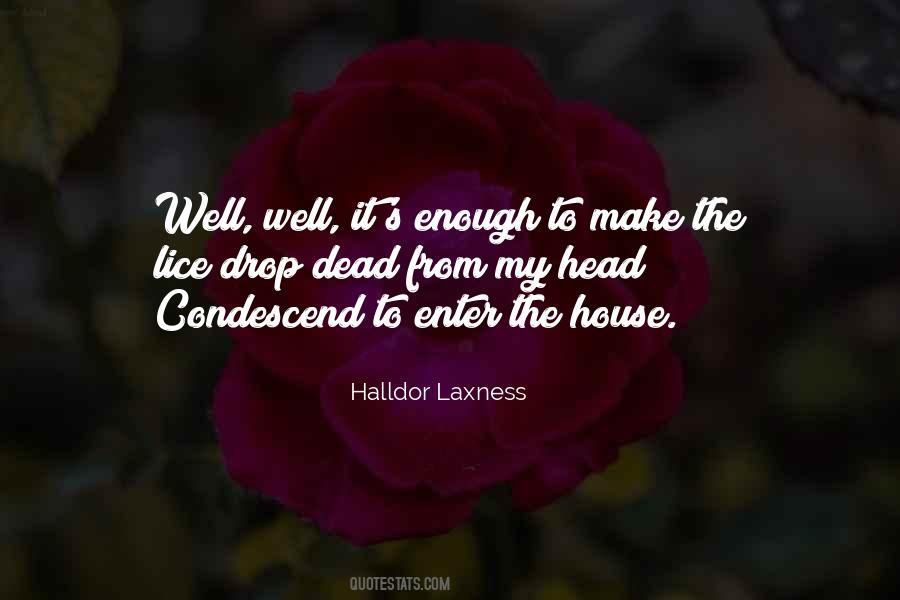 Halldor Laxness Quotes #1140092