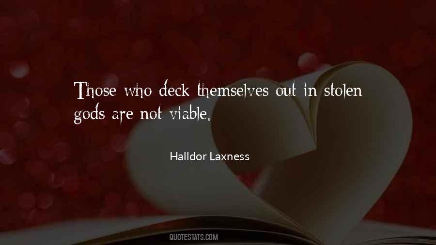 Halldor Laxness Quotes #1668580