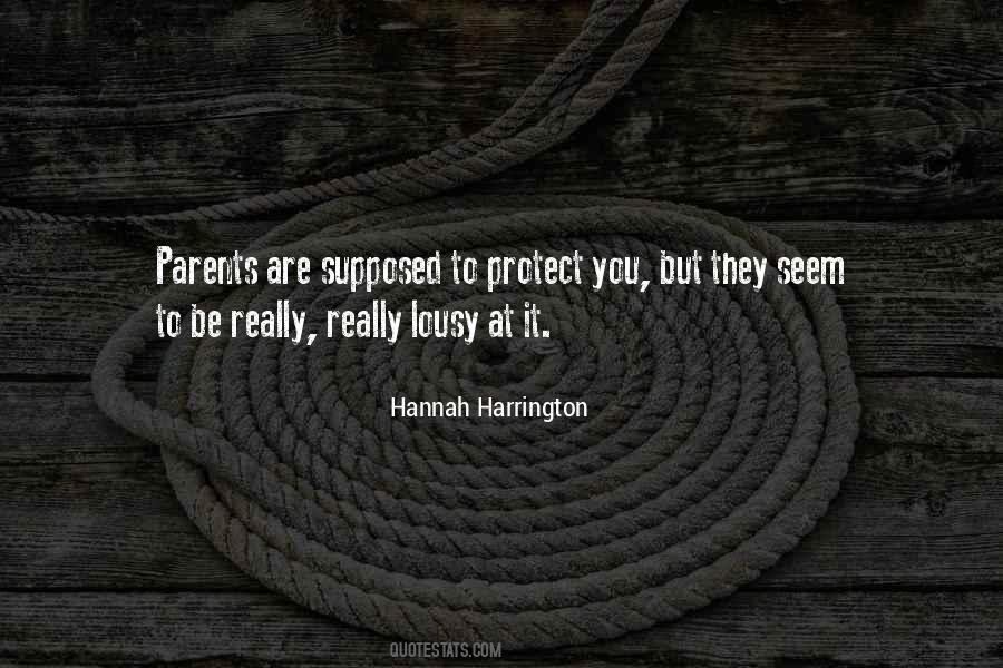 Hannah Harrington Quotes #1856506