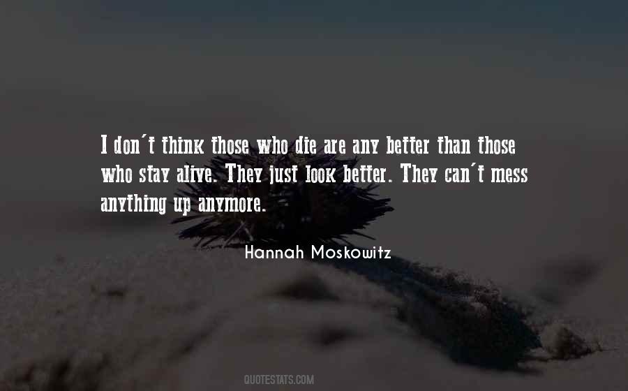 Hannah Moskowitz Quotes #1191457