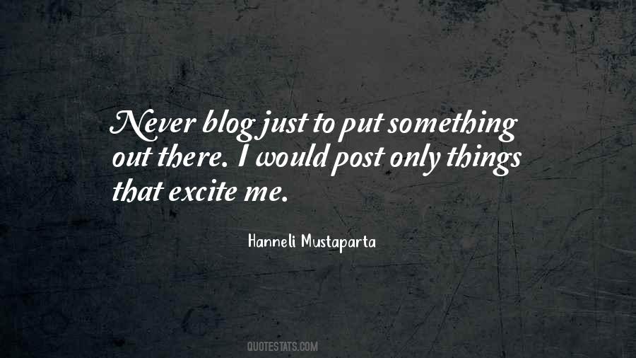 Hanneli Mustaparta Quotes #393531