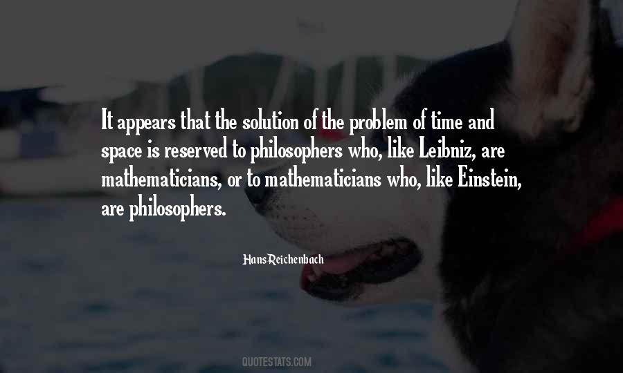 Hans Reichenbach Quotes #1047461