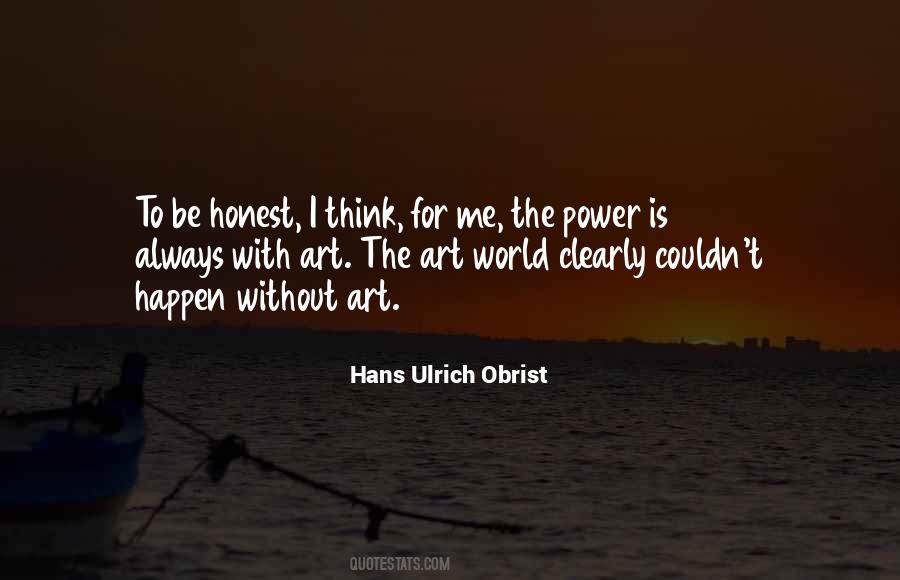 Hans Ulrich Obrist Quotes #955845