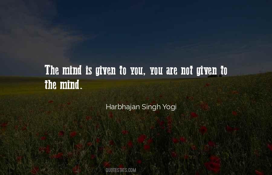 Harbhajan Singh Yogi Quotes #510260