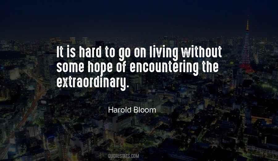 Harold Bloom Quotes #135958